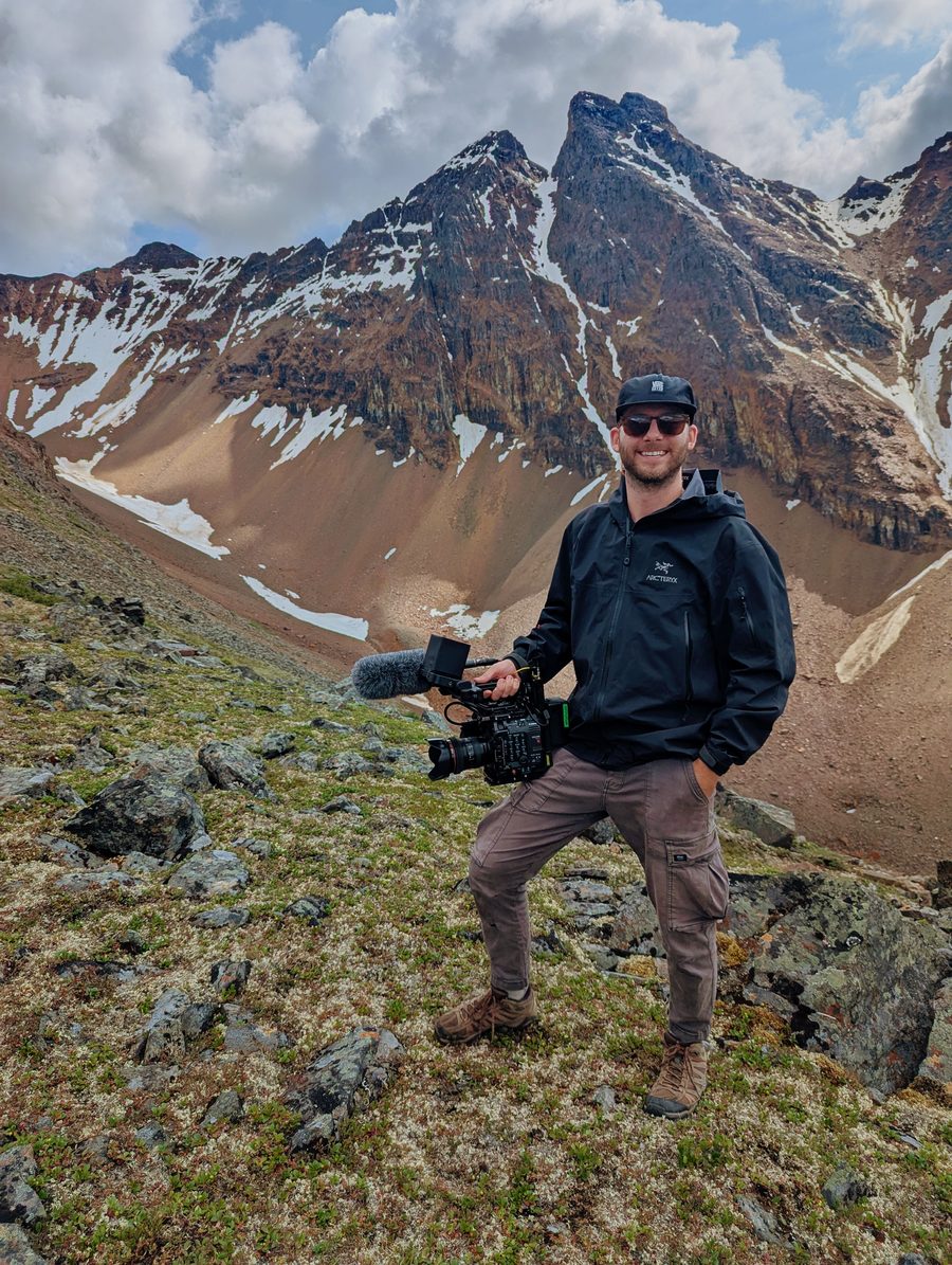Dave Copithorne on location