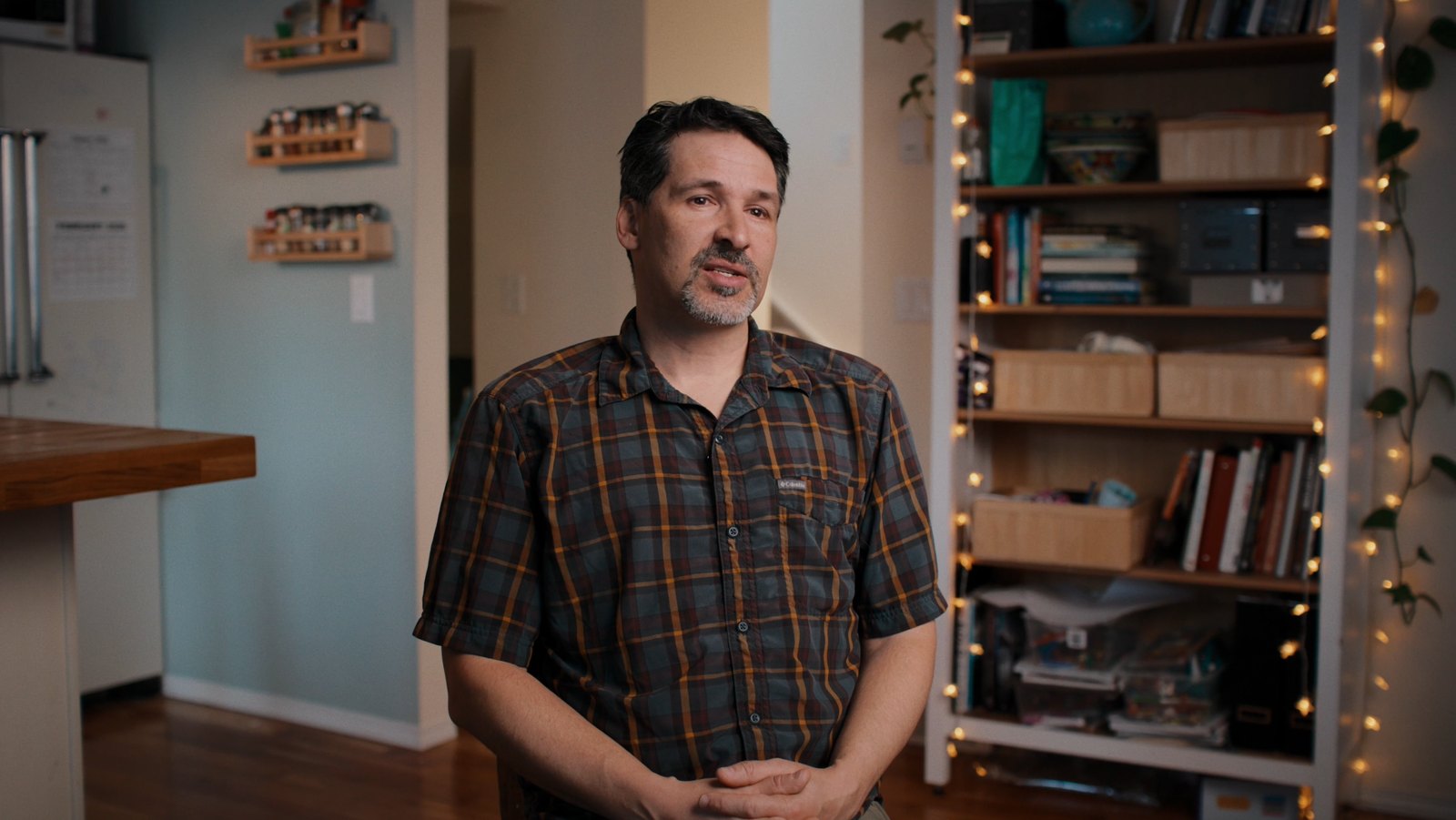 Documentary interview frame — Wild Ice